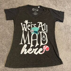 Like new Alice in Wonderland grey T-shirt